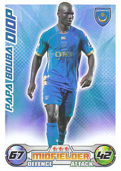 Papa Bouba Diop Portsmouth 2008/09 Topps Match Attax #244